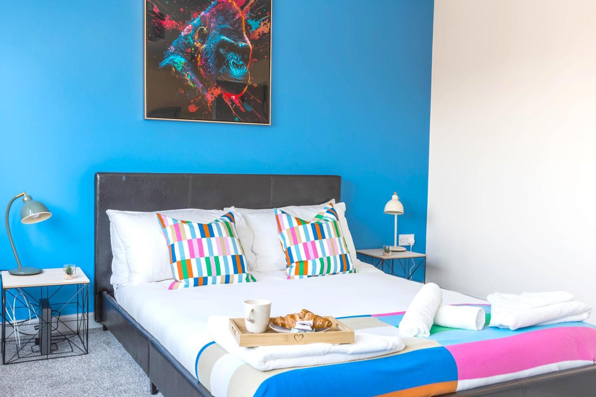 Casa de férias Forest View- Oasis Mural -didsbury Zen Sleeps 10 Manchester